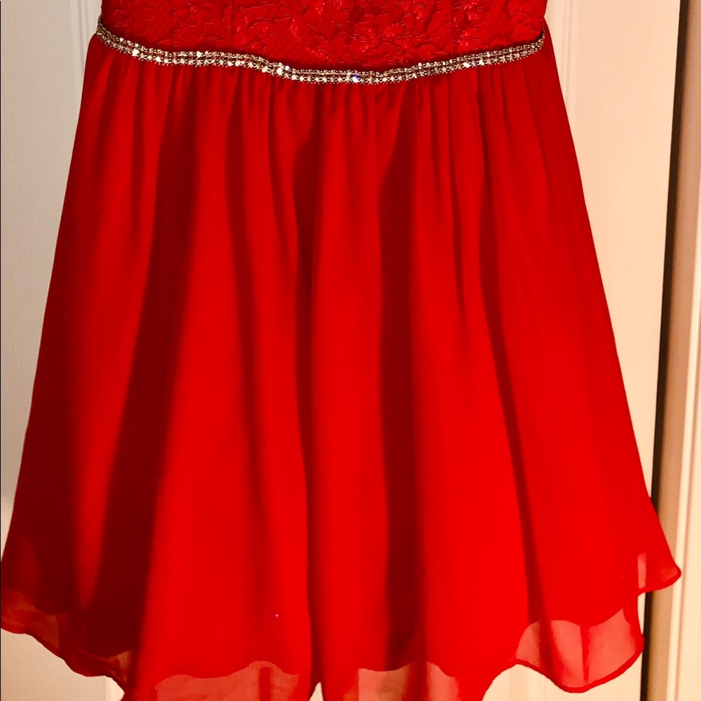 Fancy red dress